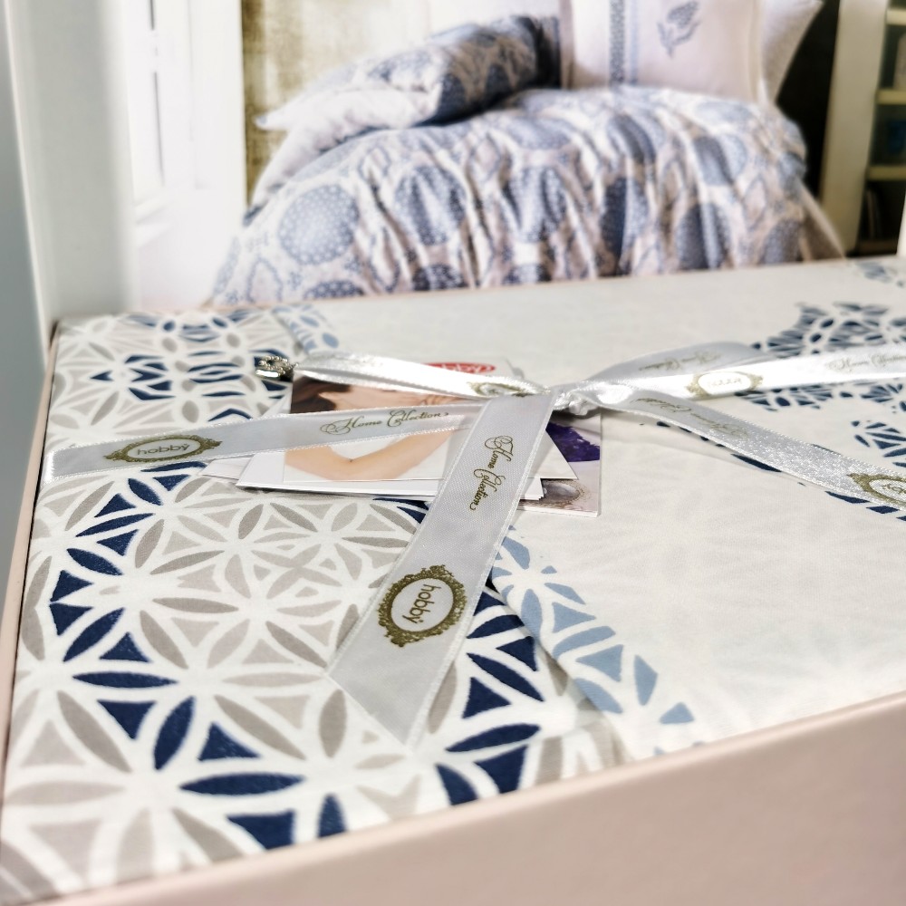 lenjerie de pat din bumbac poplin hobby diamond navi blue lenjerie de pat din bumbac poplin hobby diamond navi blue