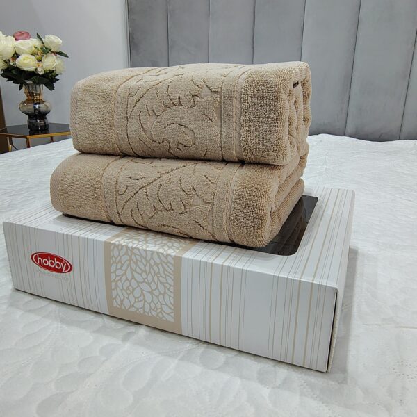 Set 2 prosoape hobby sultan bej cutie