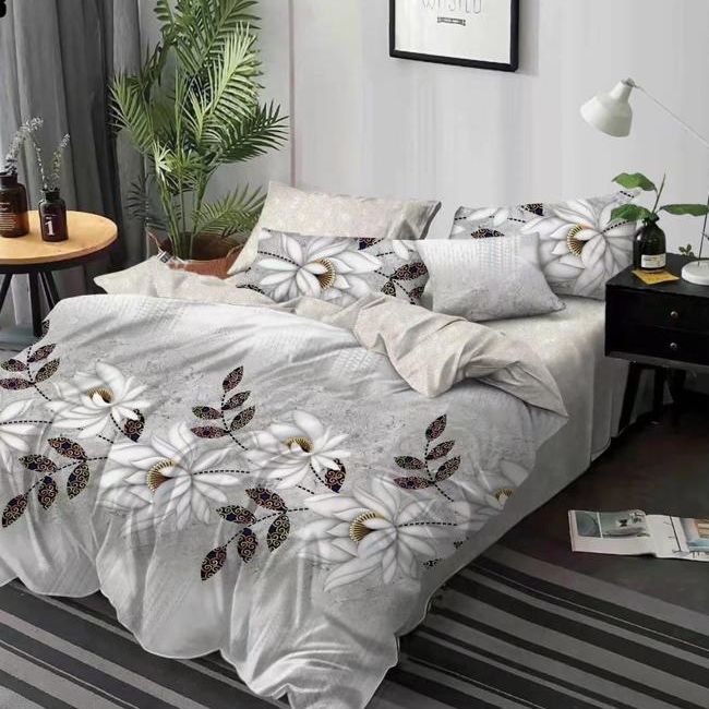 lenjerie gri cu frunze lenjerie gri cu frunze