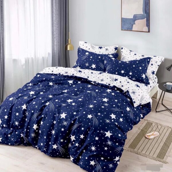 lenjerie pentru copii cu stelute o persoana