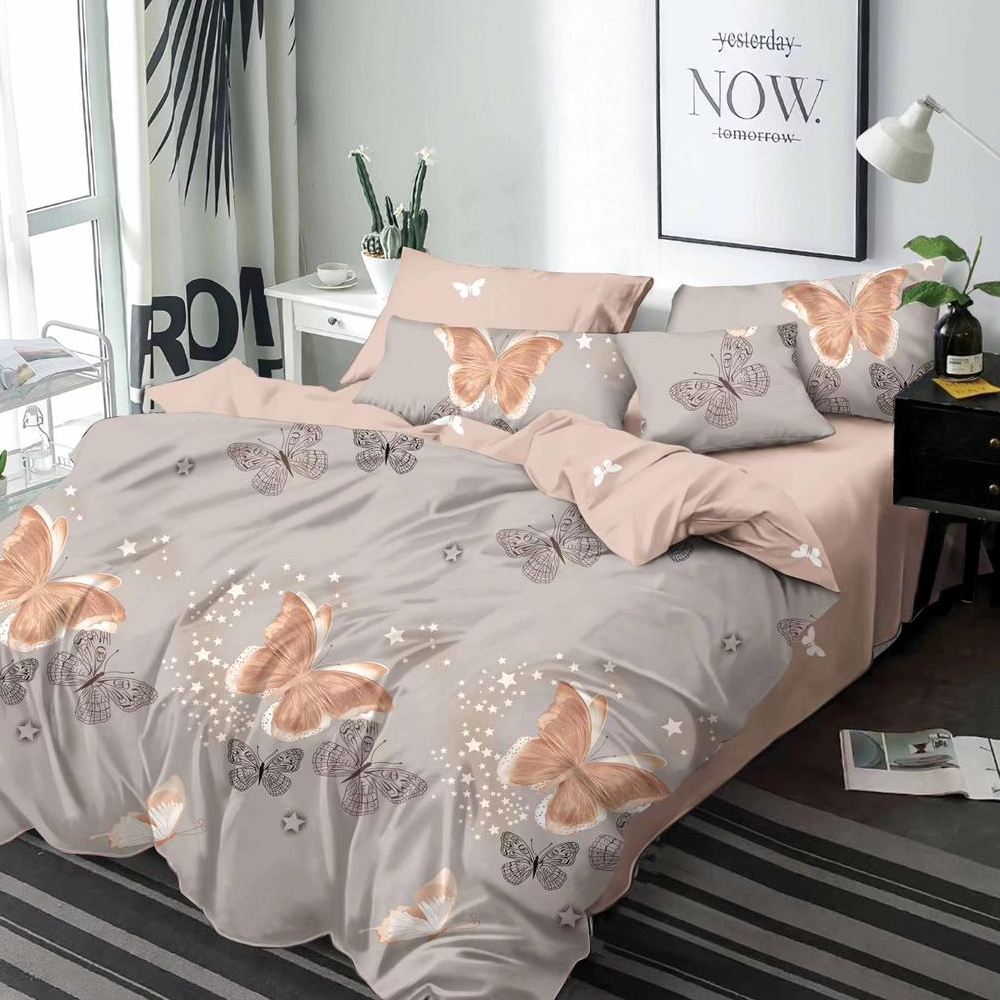 lenjerie gri bej cu fluturi lenjerie gri bej cu fluturi