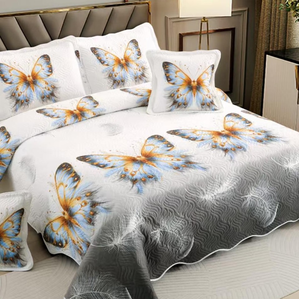 cuvertura alb gri cu fluturi aurii cuvertura alb gri cu fluturi aurii