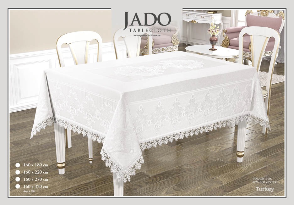 fata de masa jado dantela - alb fata de masa jado dantela - alb