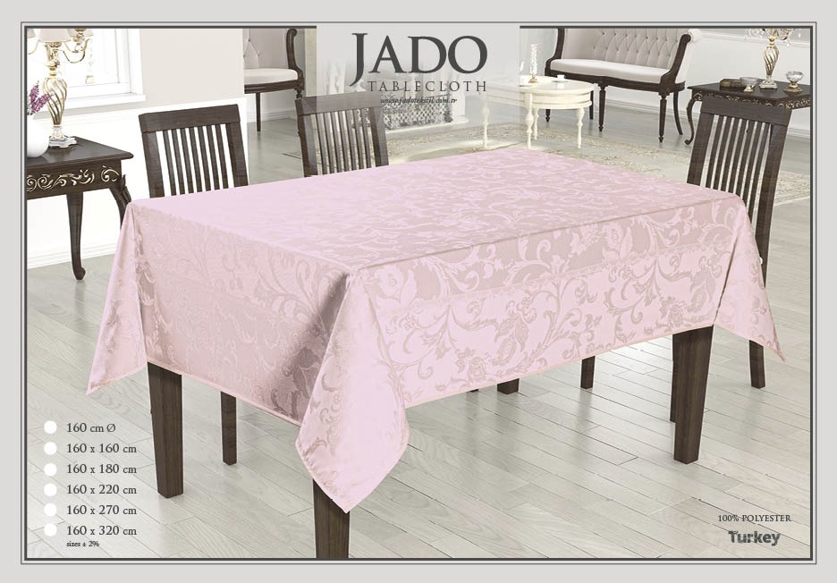 fata de masa jado polyester - roz fata de masa jado polyester - roz