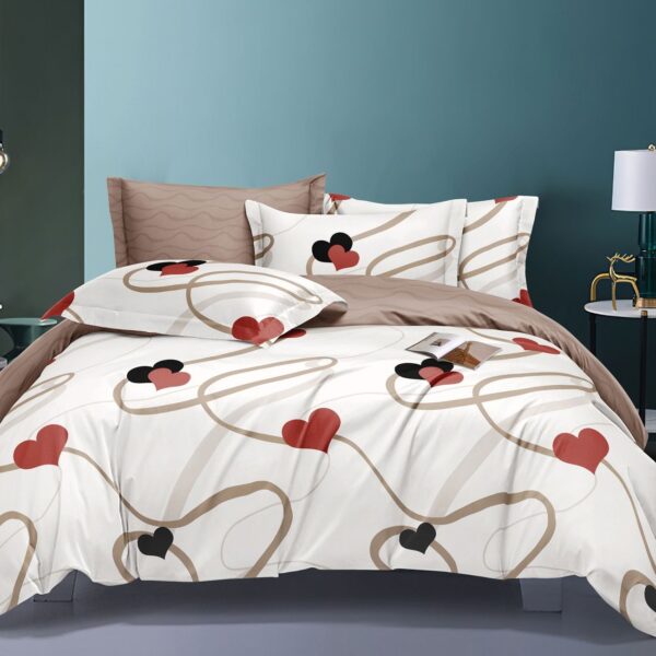 lenjerie finet pucioasa crem maro cu inimioare