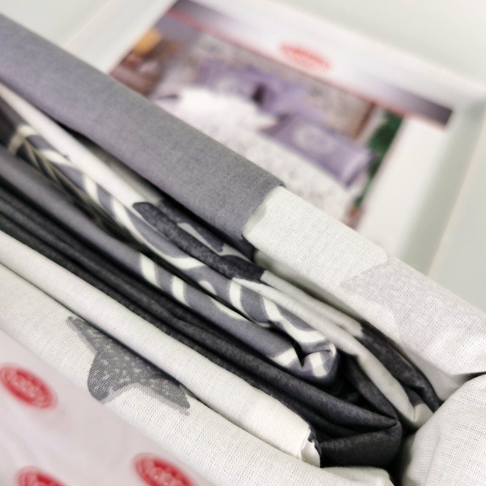 lenjerie hobby stars grey 1 lenjerie hobby stars poplin grey