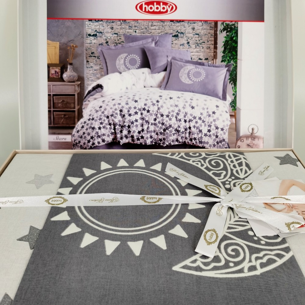 lenjerie hobby stars grey 3 lenjerie hobby stars poplin grey