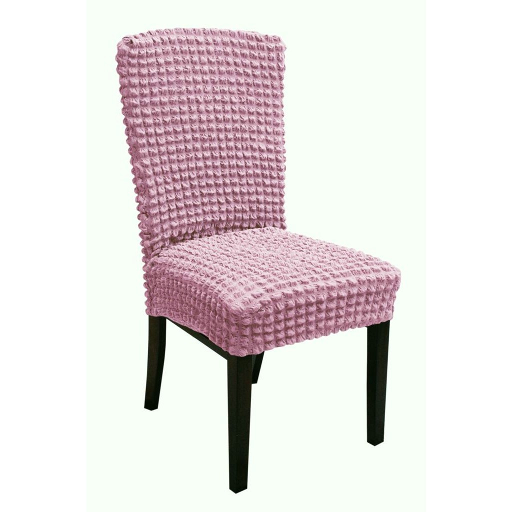 set 6 huse de scaun creponate - roz set 6 huse de scaun creponate - roz
