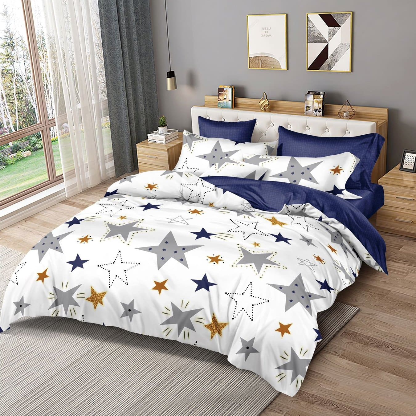 lenjerie alba din finet cu stelute mari lenjerie alba din finet cu stelute mari