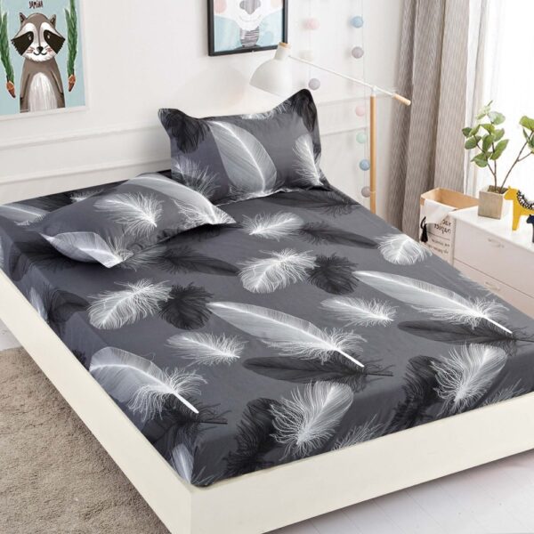 husa pat 1 persoana cu fulgi