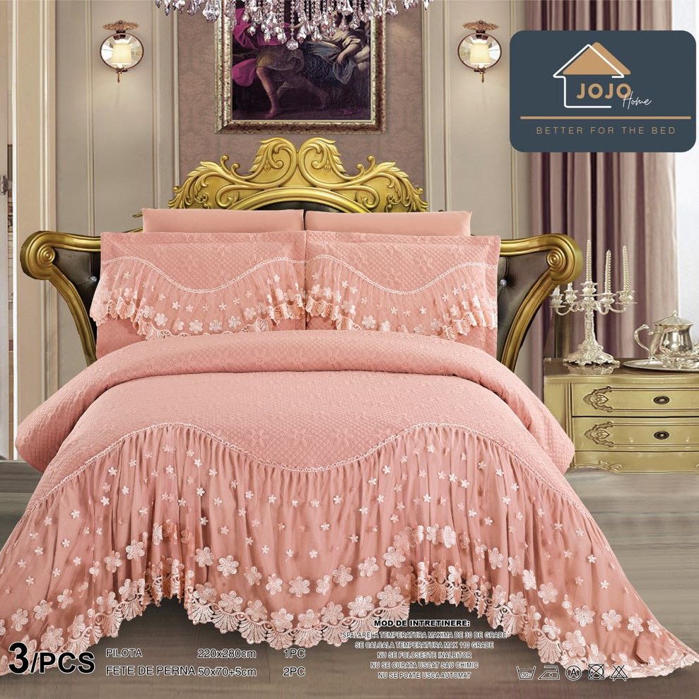 cuvertura cu volanase - somon cuvertura cu volanase - somon