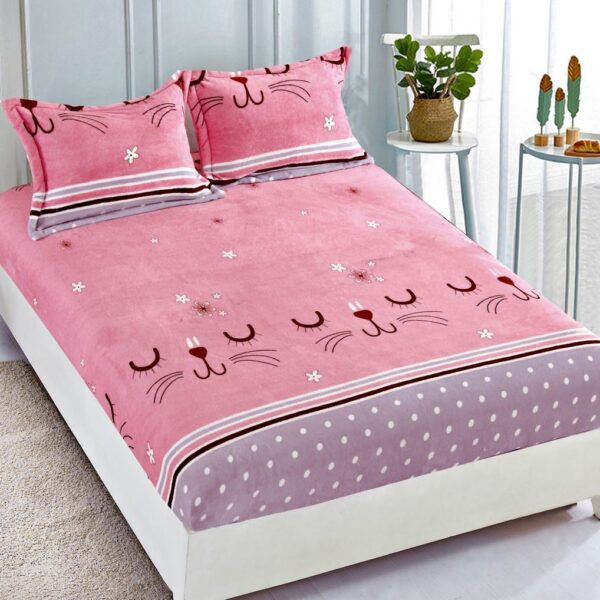 husa cocolino roz cu pisicute