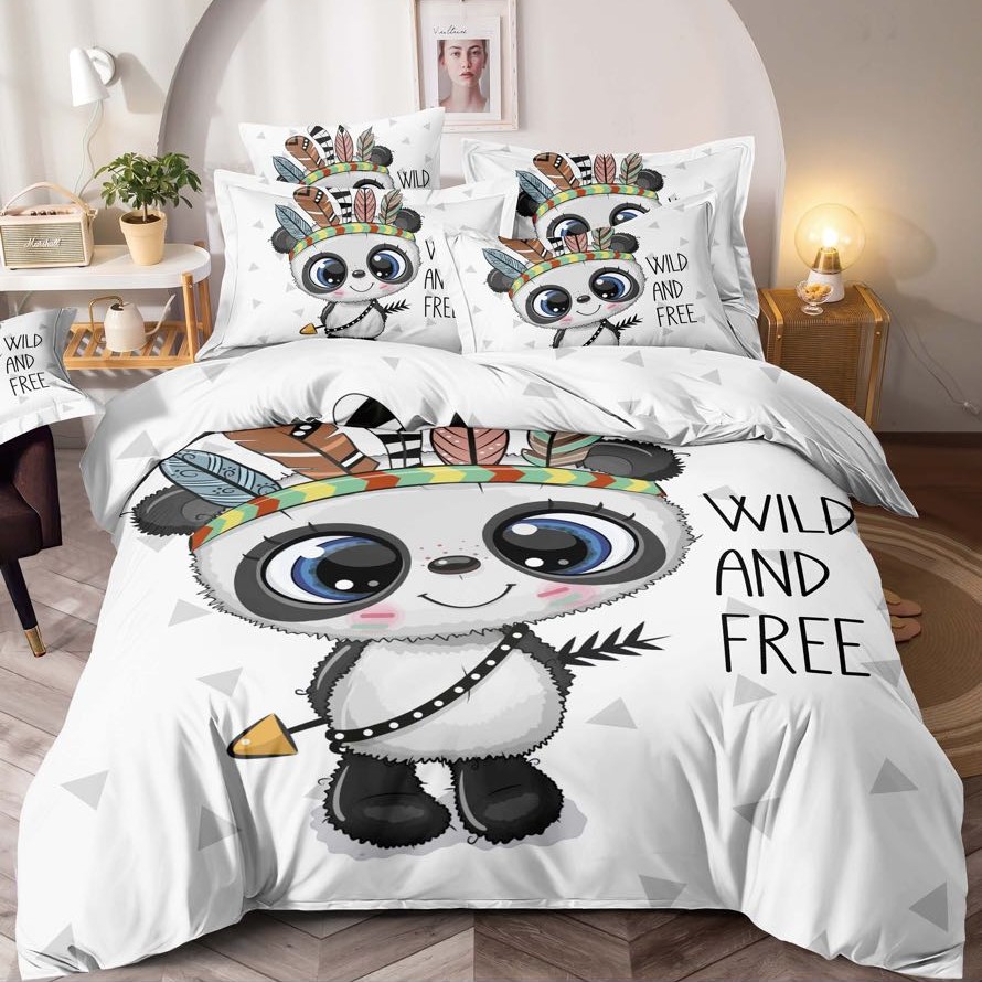 lenjerie print digital wild and free panda lenjerie print digital wild and free panda