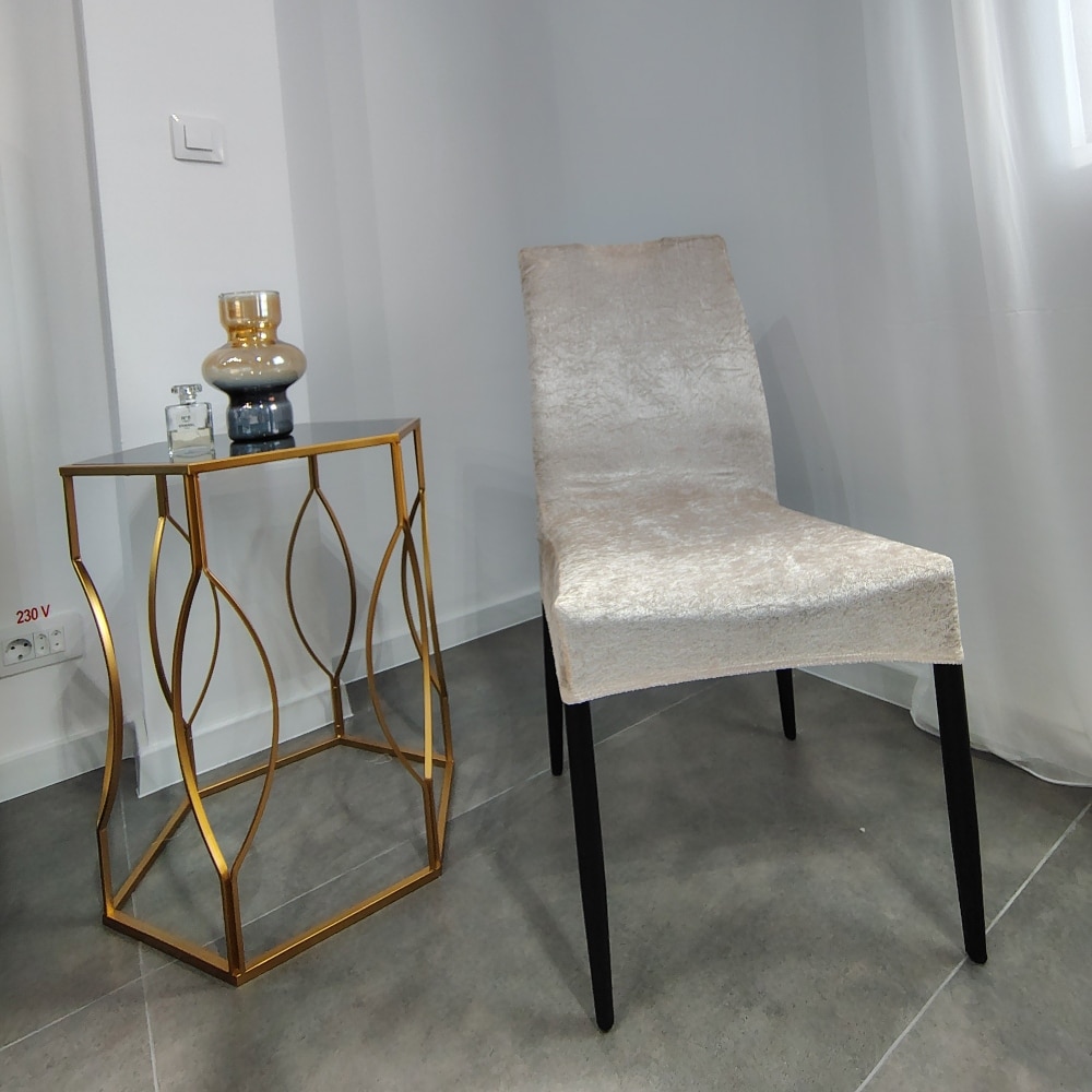 husa de scaun velvet crem husa de scaun velvet crem