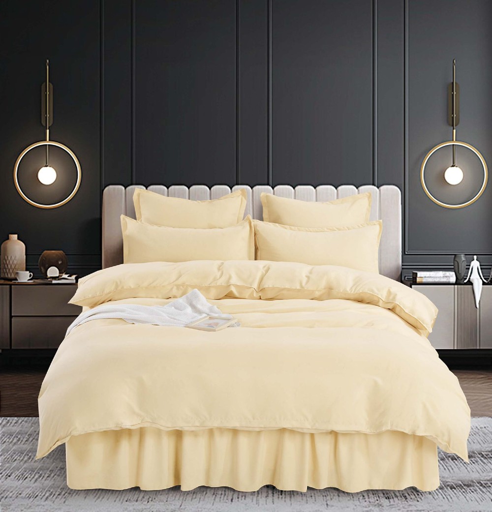 lenjerie cu volan uni crem lenjerie cu volan uni crem