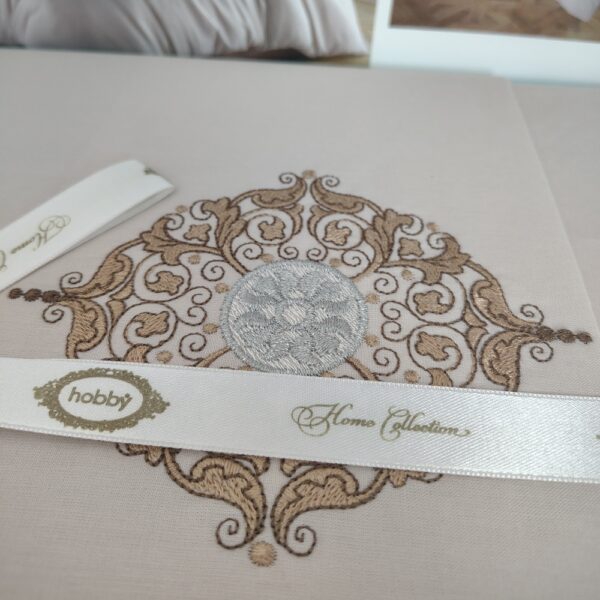 lenjerie de pat bumbac 100 bej