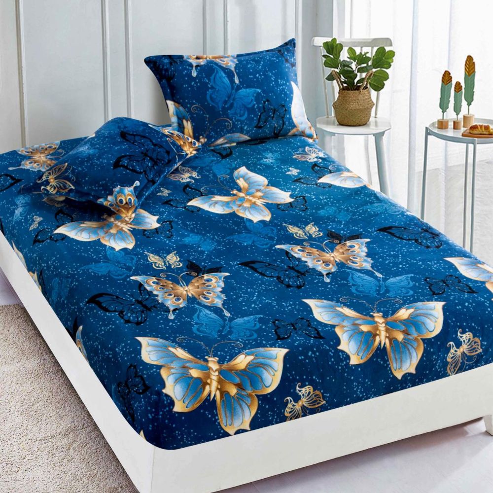 husa cocolino albastra cu fluturi aurii husa cocolino albastra cu fluturi aurii