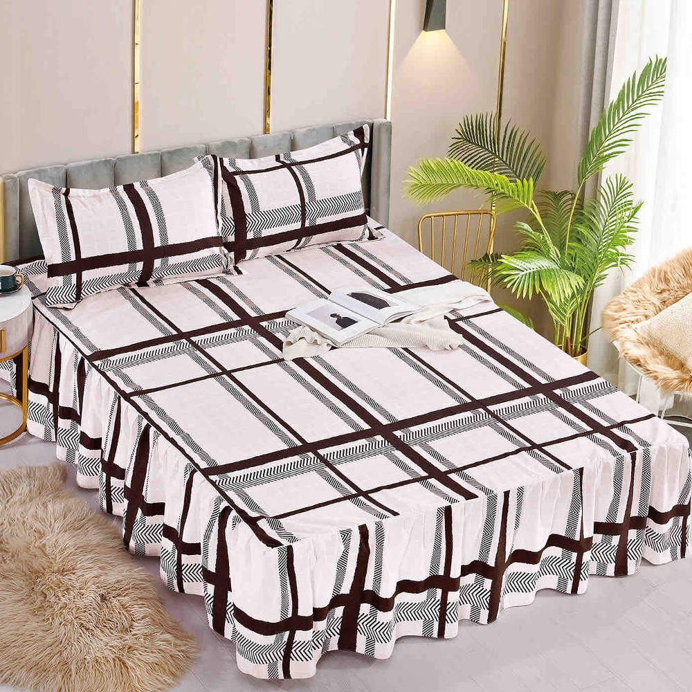 husa finet cu volanase cu dungi husa finet cu volanase cu dungi