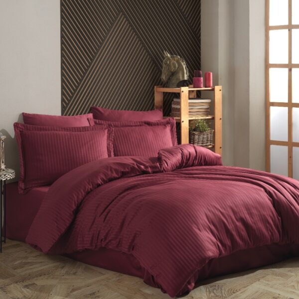 lenjerie diamond damasc bordo