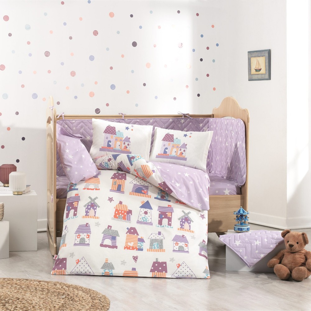 lenjerie poplin hobby pat bebe felix mov lenjerie poplin hobby pat bebe felix mov