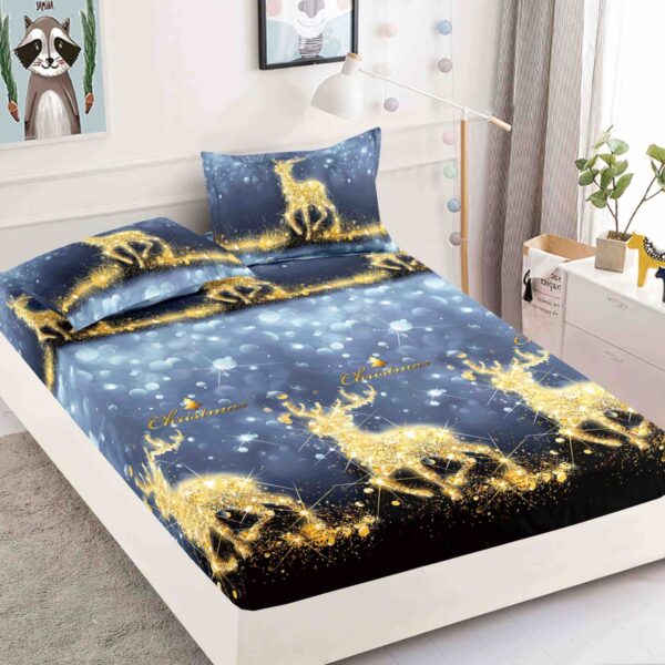 husa finet craciun ren auriu