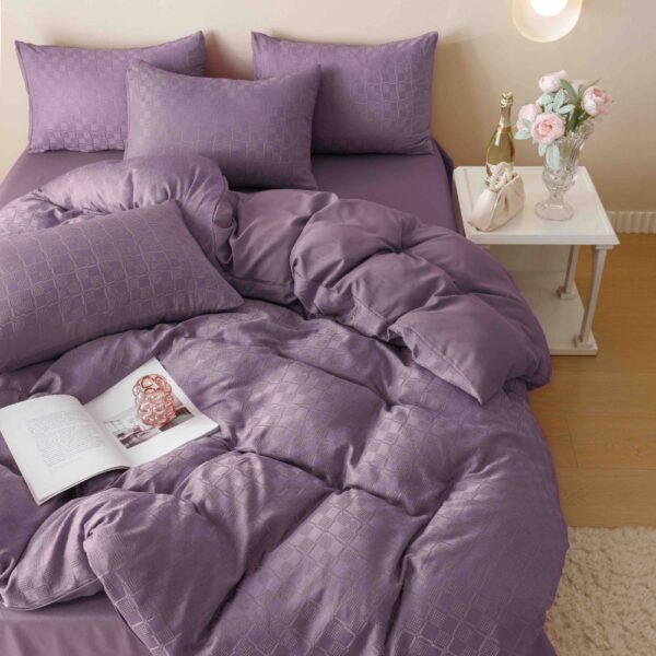 lenjerie jacquard din finet - mov