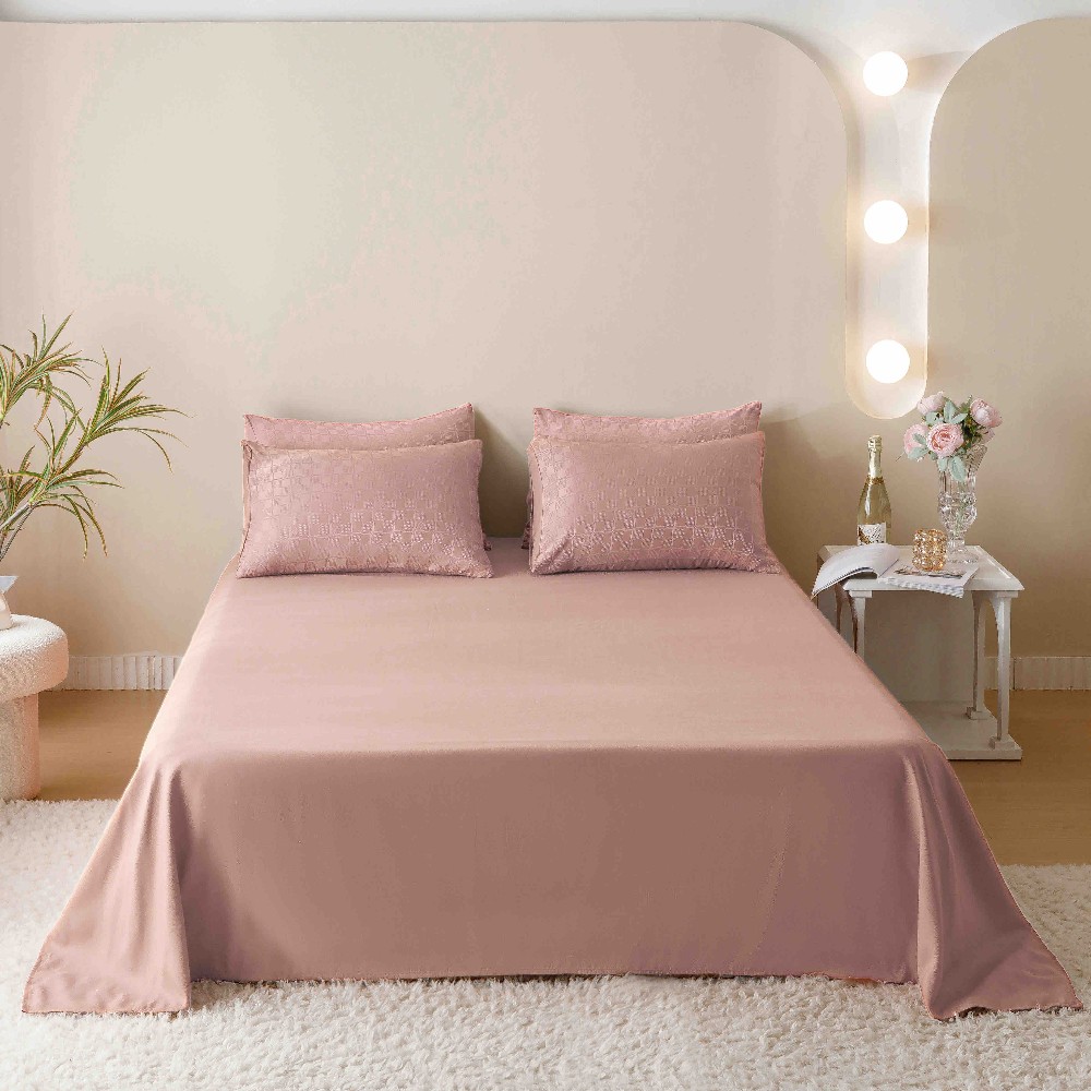 lenjerie jacquard din finet - pudra 4 lenjerie jacquard din finet - pudra