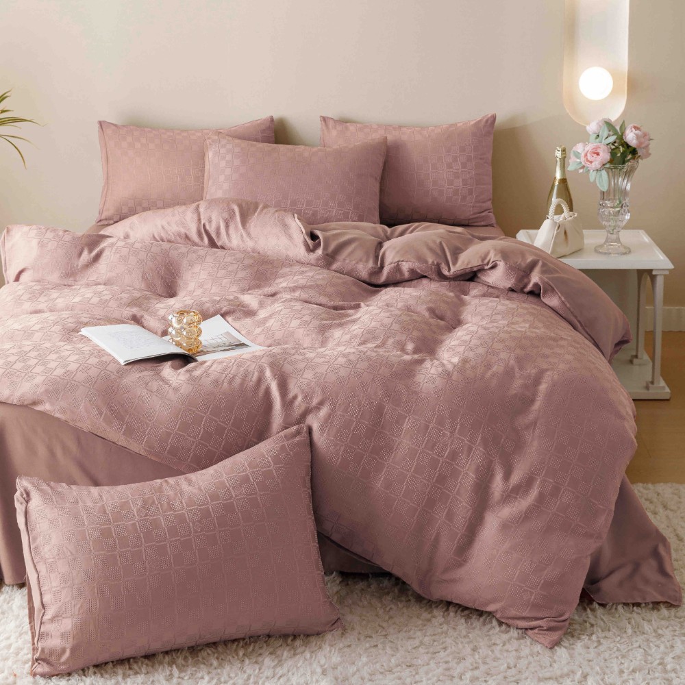 lenjerie jacquard din finet - pudra lenjerie jacquard din finet - pudra