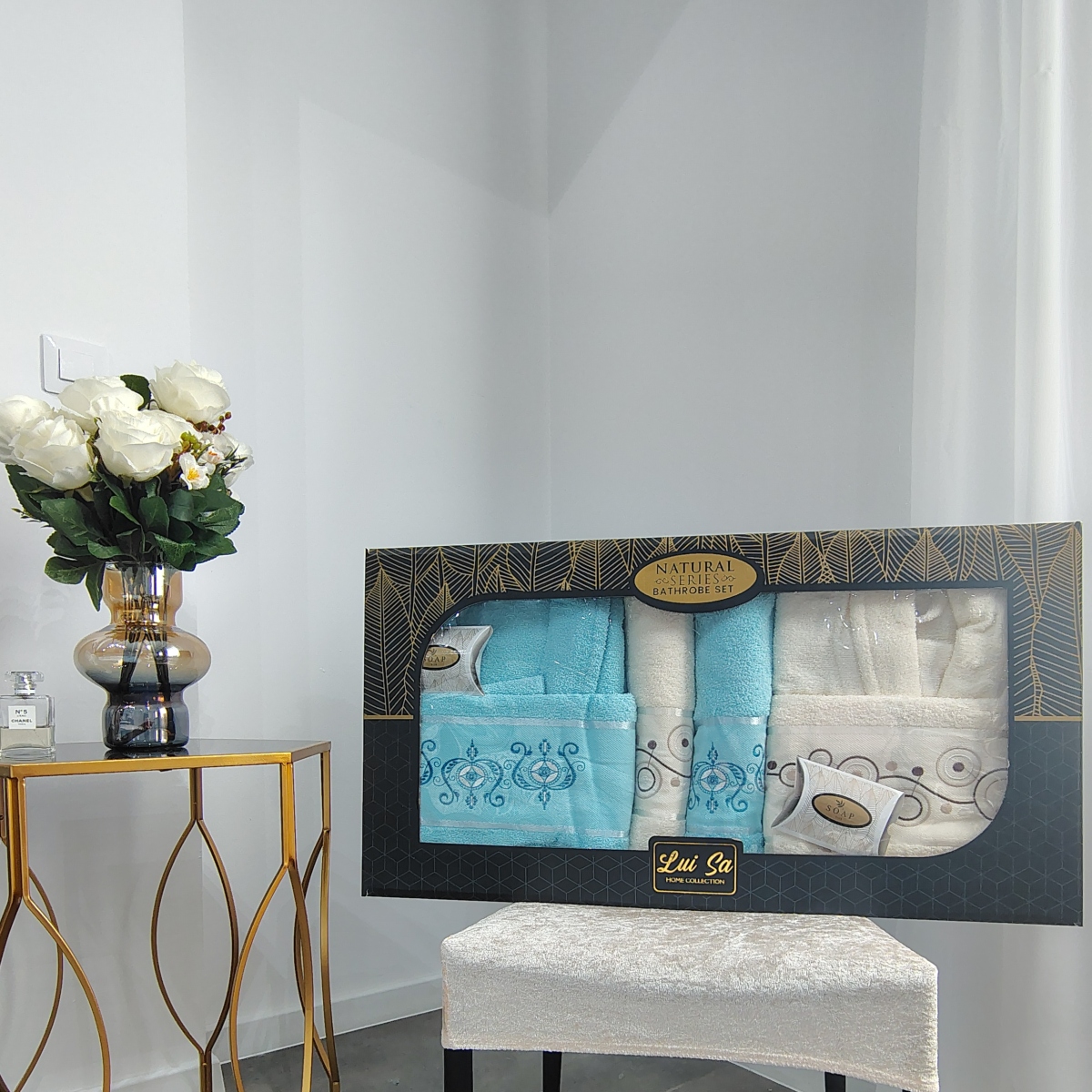 Set Halate Luisa Turcoaz Set Halate Luisa Turcoaz