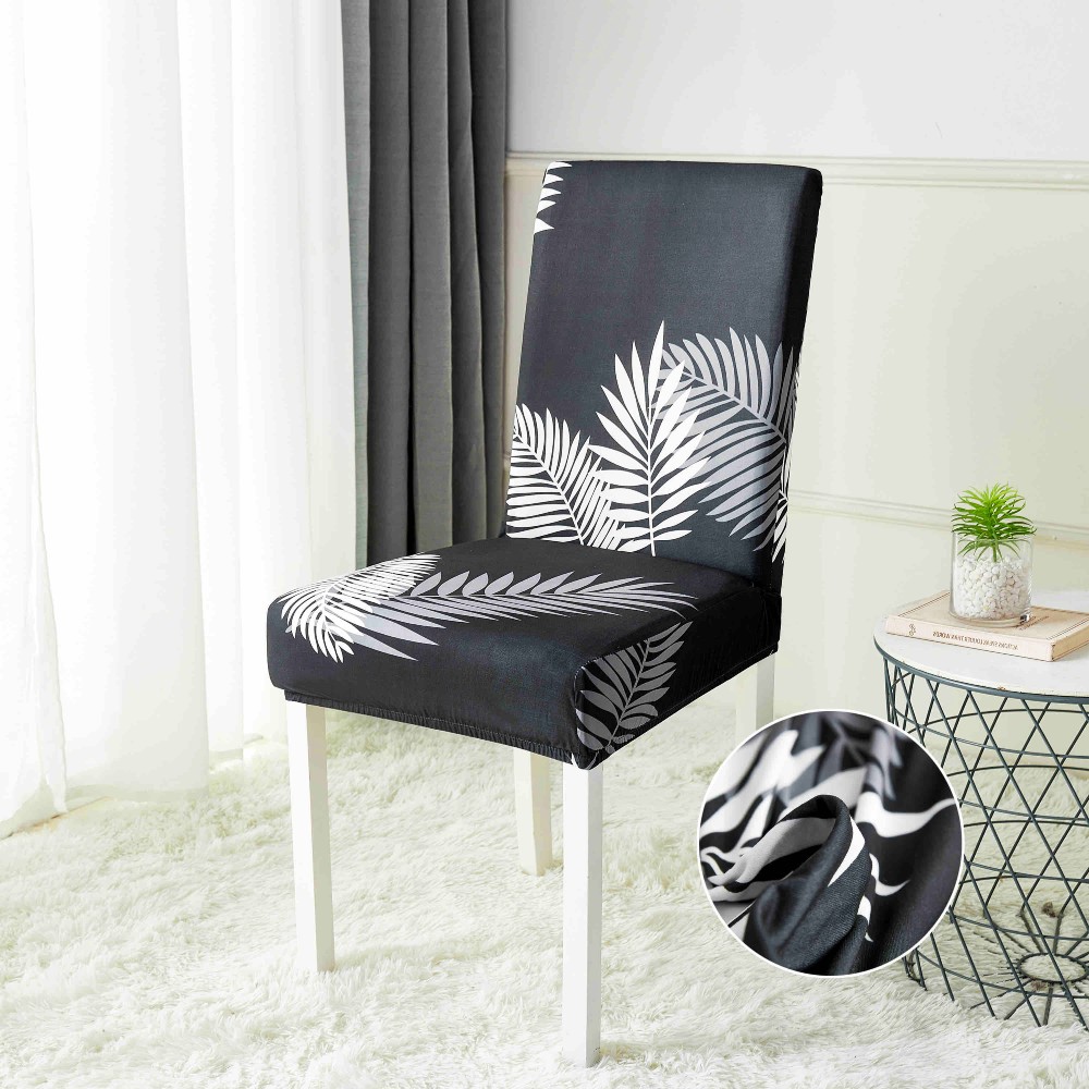 husa de scaun white leaves husa de scaun white leaves