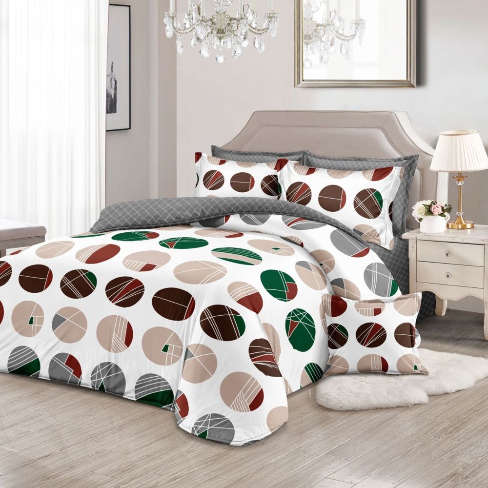 lenjerie multicolora cu buline lenjerie multicolora cu buline