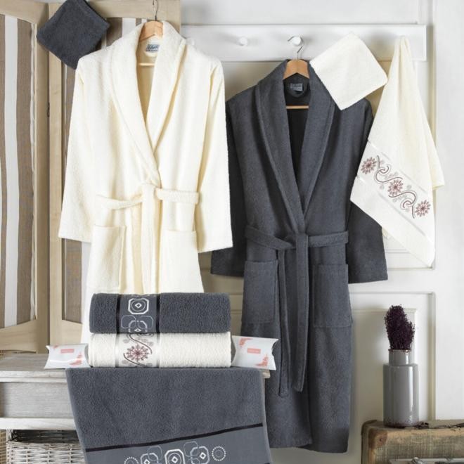 set halate crem gri set halate crem gri