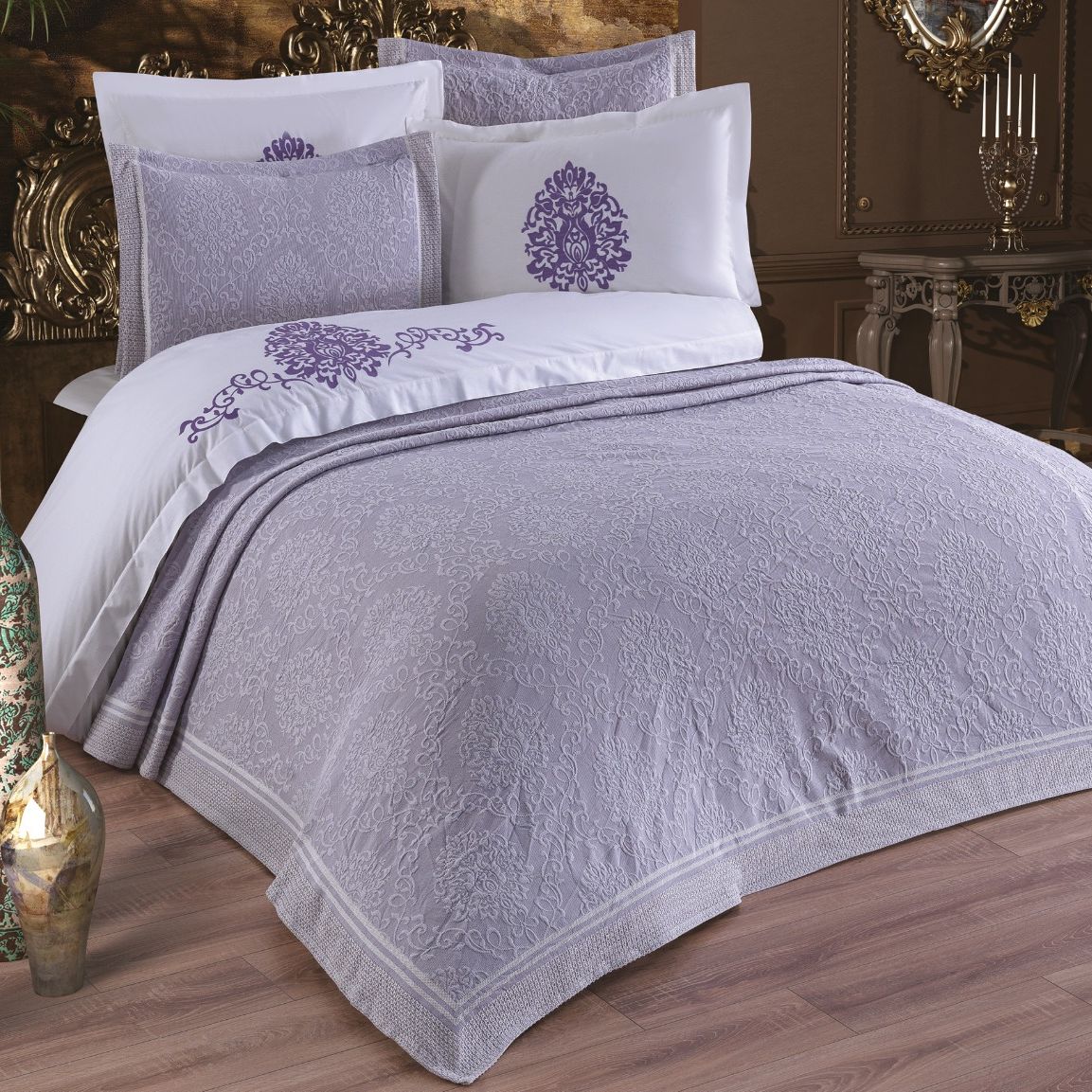 set jado damask lila set jado damask lila