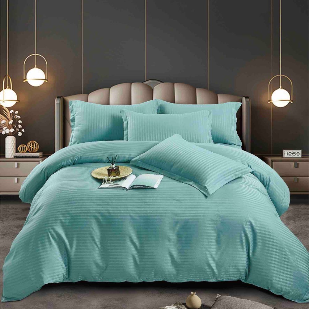 lenejrie de pat damasc menta lenejrie de pat damasc menta