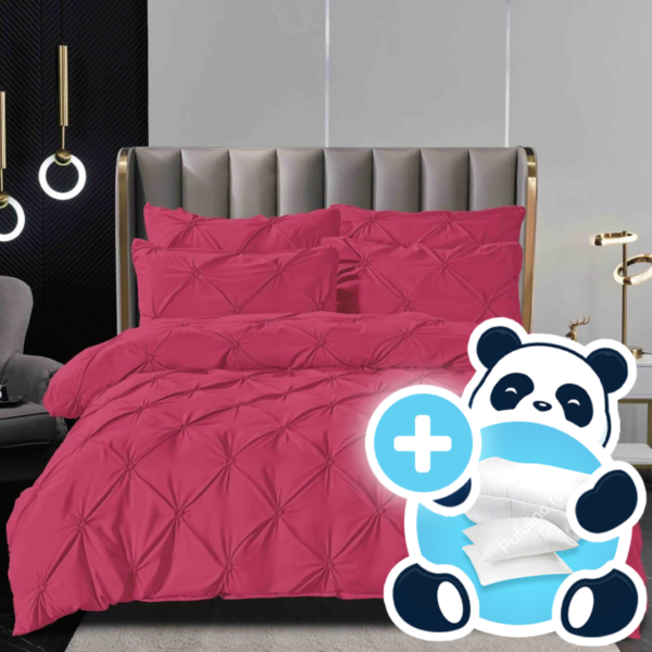 Lenjerie pliuri magenta