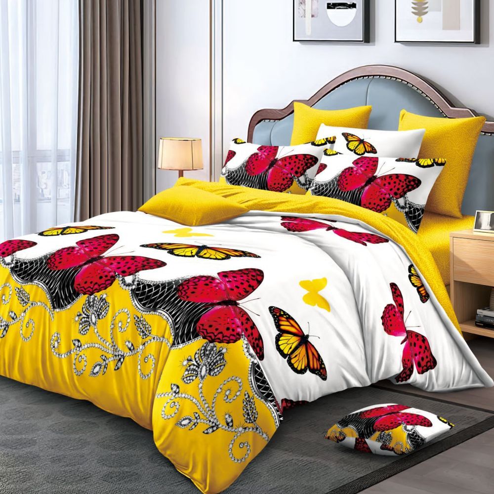 lenjerie multicolora cu fluturi lenjerie multicolora cu fluturi