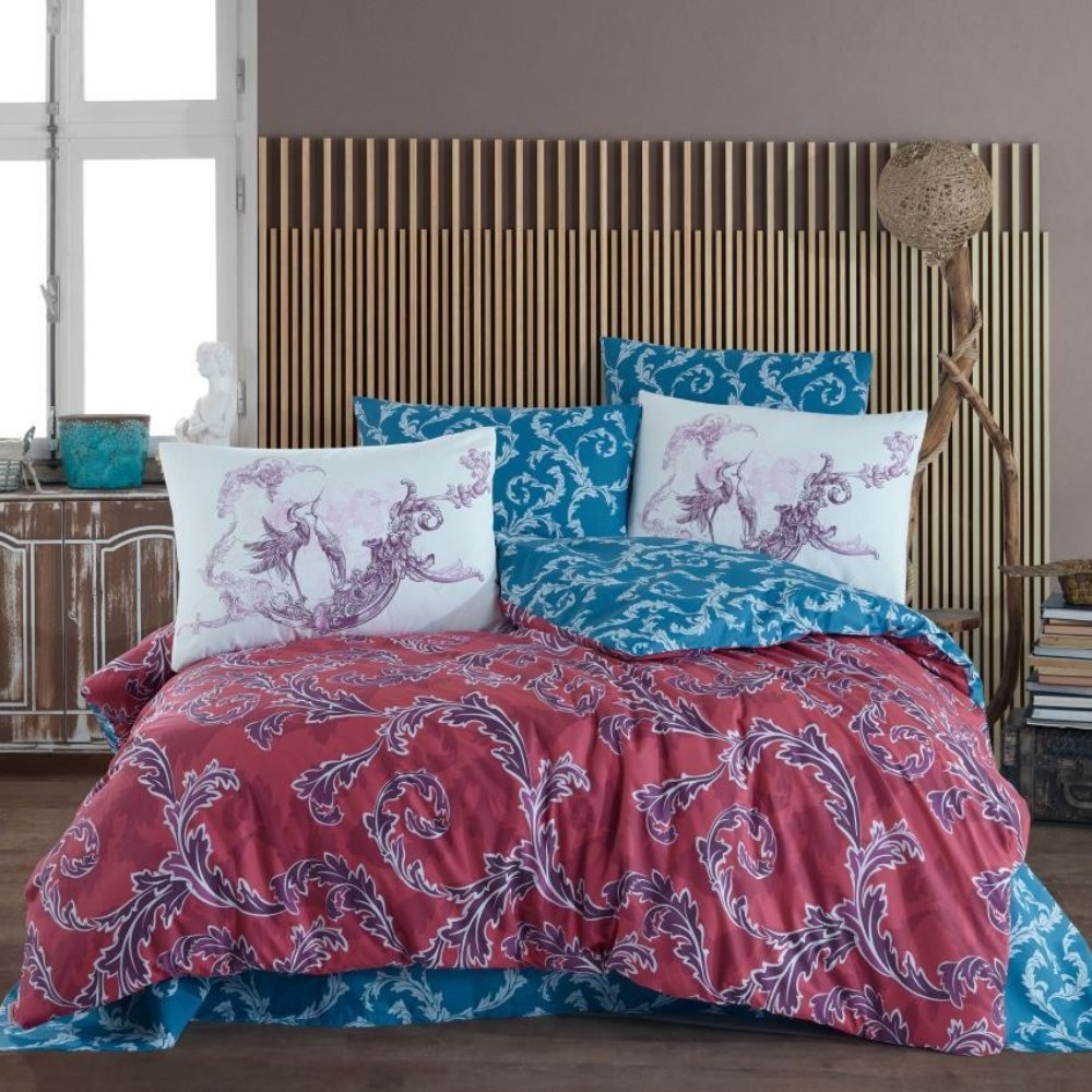 lenjerie bumbac ranforce avangarde kirmizi lenjerie bumbac ranforce avangarde kirmizi