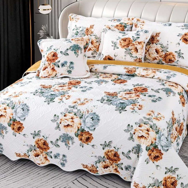 cuvertura alba cu trandafiri multicolori cuvertura alba cu trandafiri multicolori