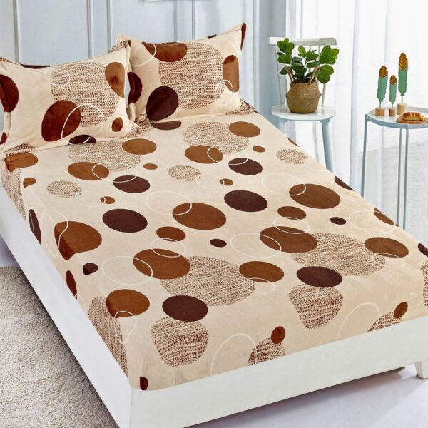 husa cocolino bej cu cercuri