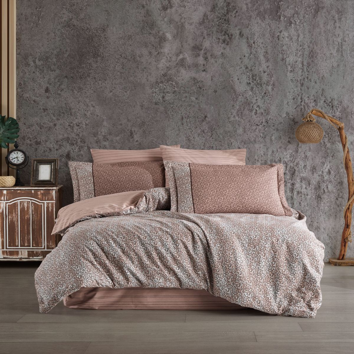 lenjerie bumbac poplin hobby silvana kahve lenjerie bumbac poplin hobby silvana kahve