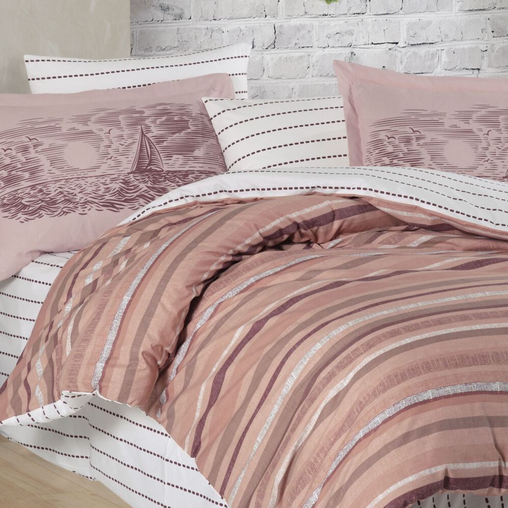 lenjerie bumbac poplin talisa bronz aproape lenjerie bumbac poplin talisa bronz aproape