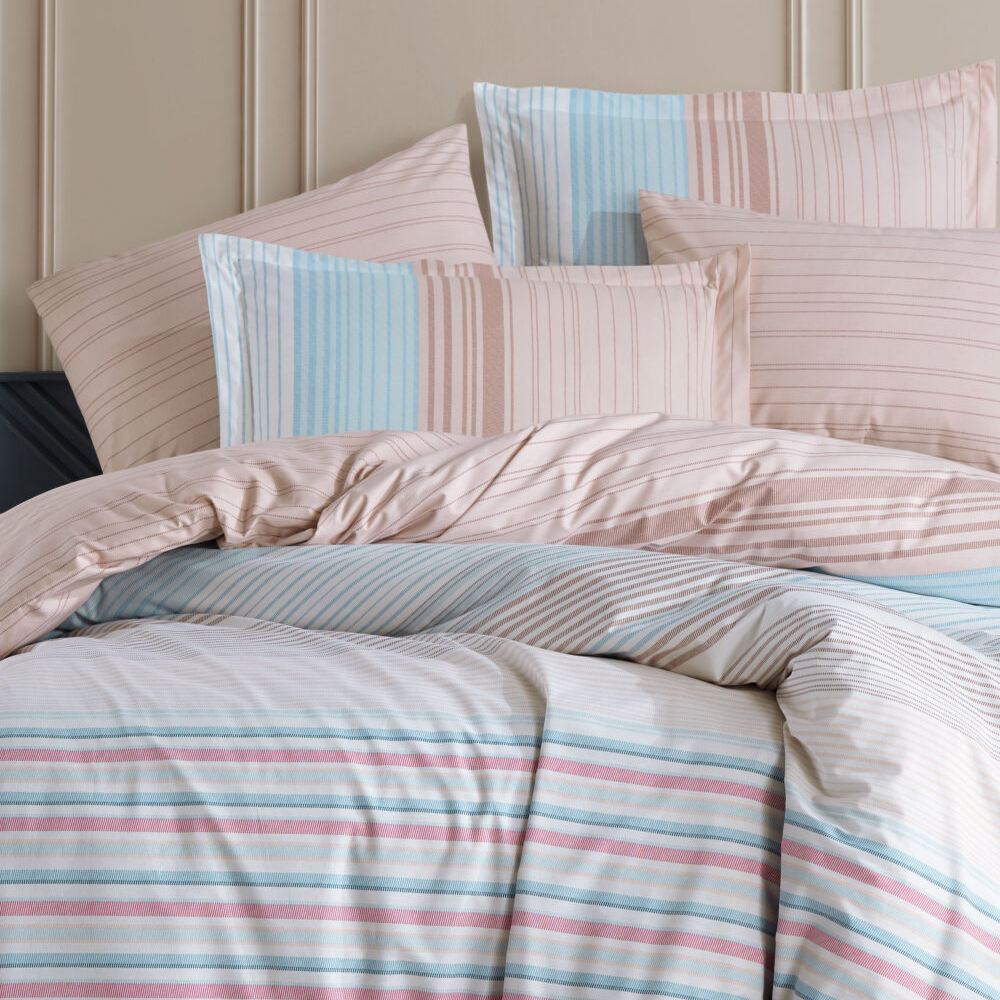 lenjerie bumbac poplin trella turkuaz aproape lenjerie bumbac poplin trella turkuaz aproape