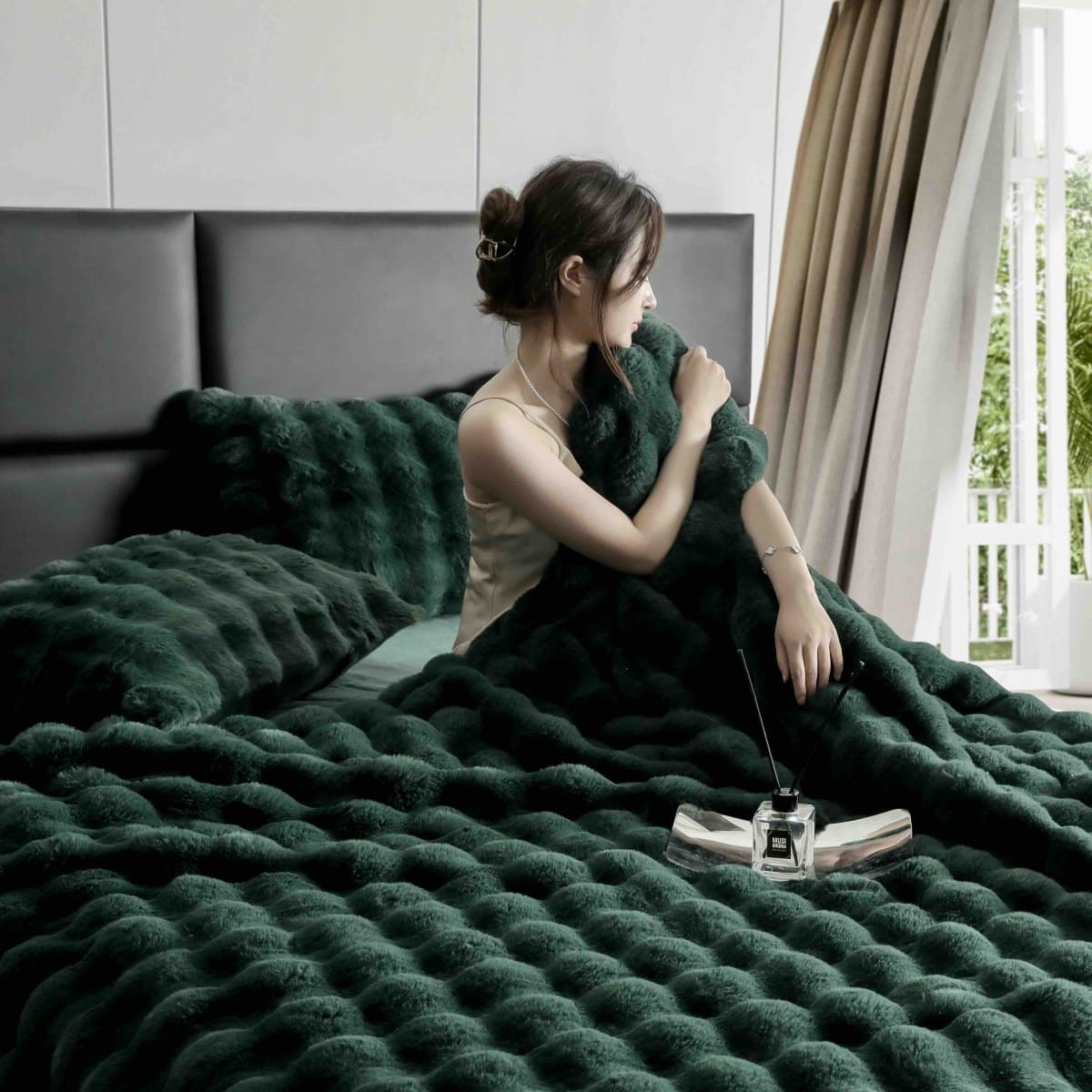 lenjerie de lux blanita iepure verde moale lenjerie de lux blanita iepure verde moale