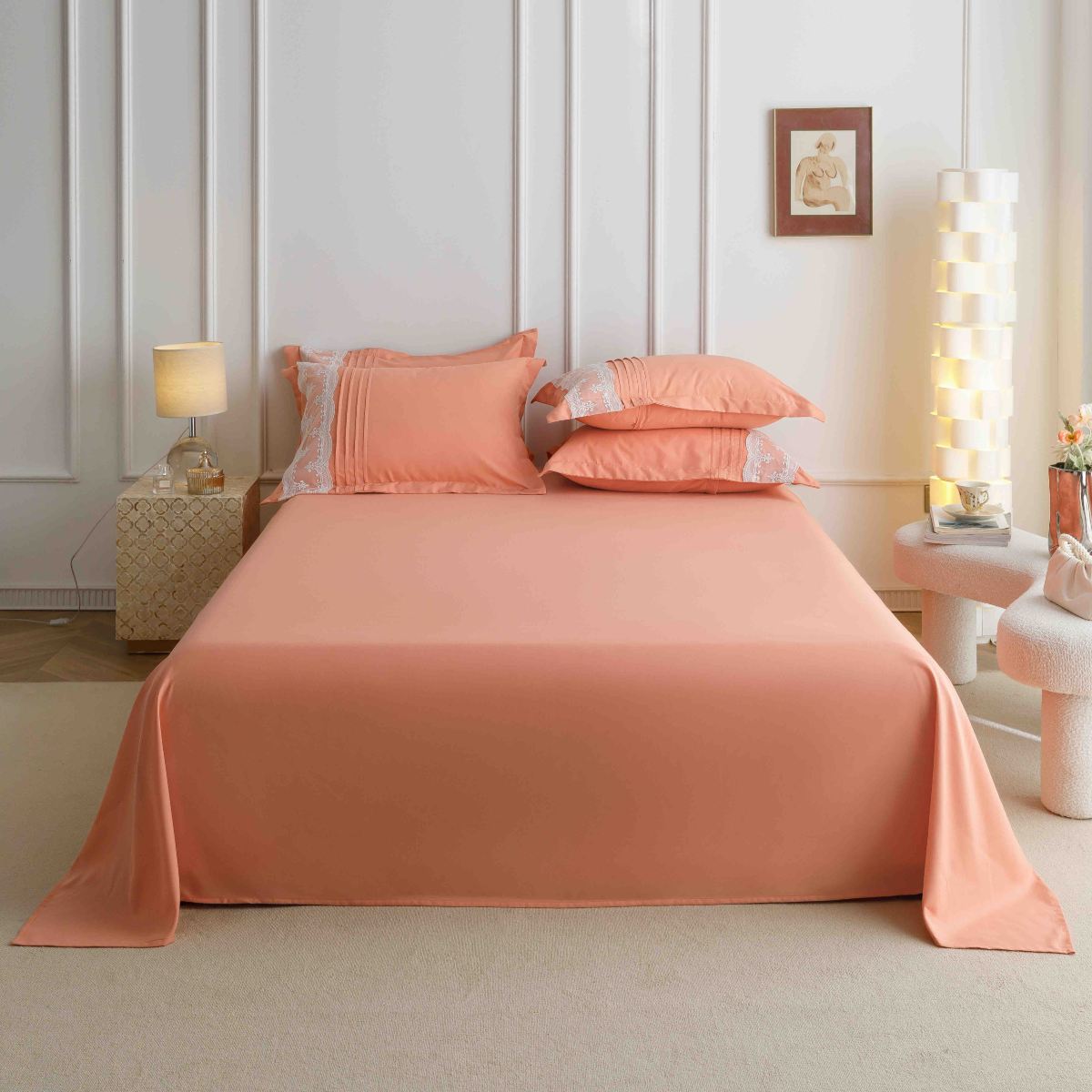 lenjerie pliuri inimioare portocaliu cearceaf lenjerie pliuri inimioare portocaliu cearceaf