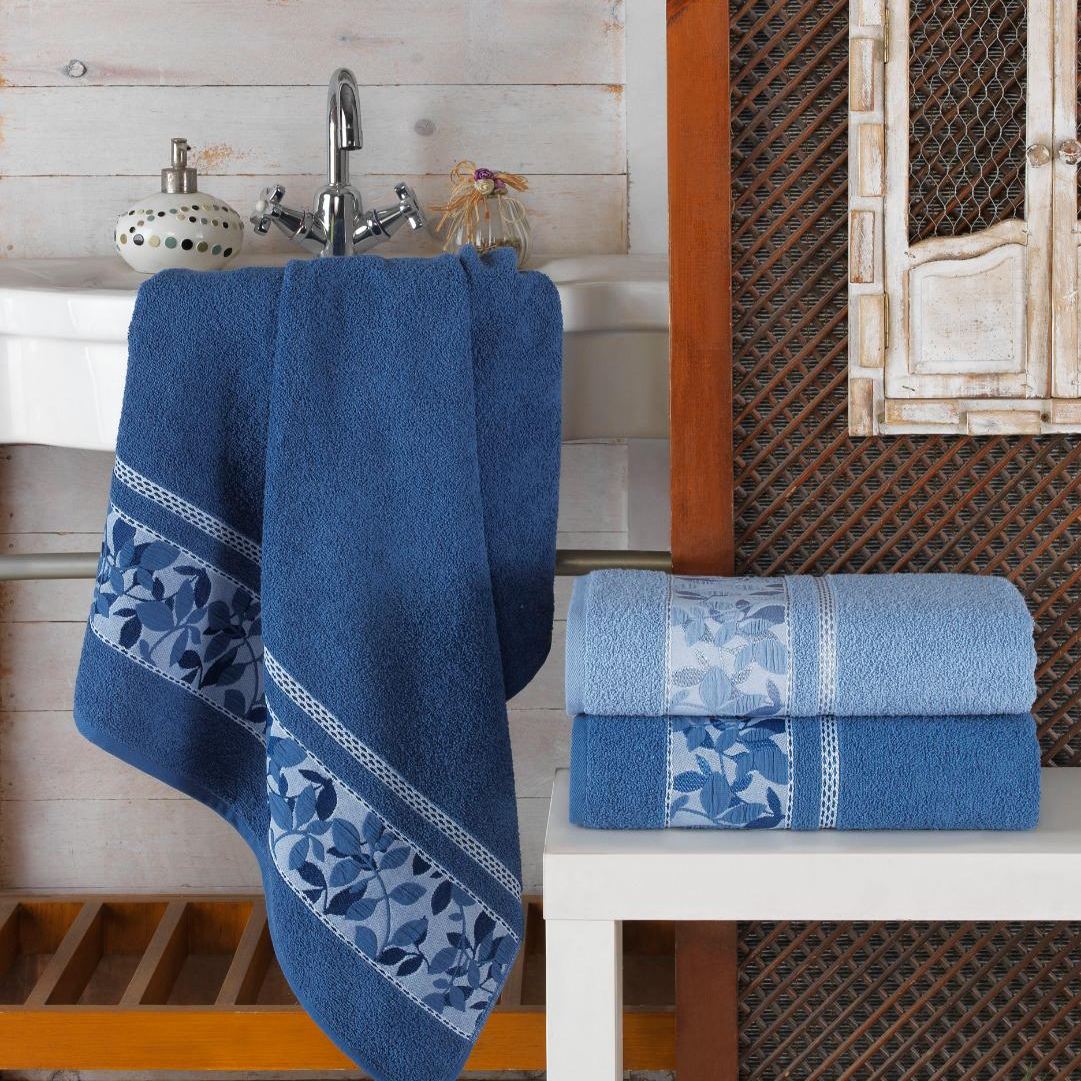 set 3 prosoape 50x90 - albastru set 3 prosoape 50x90 - albastru