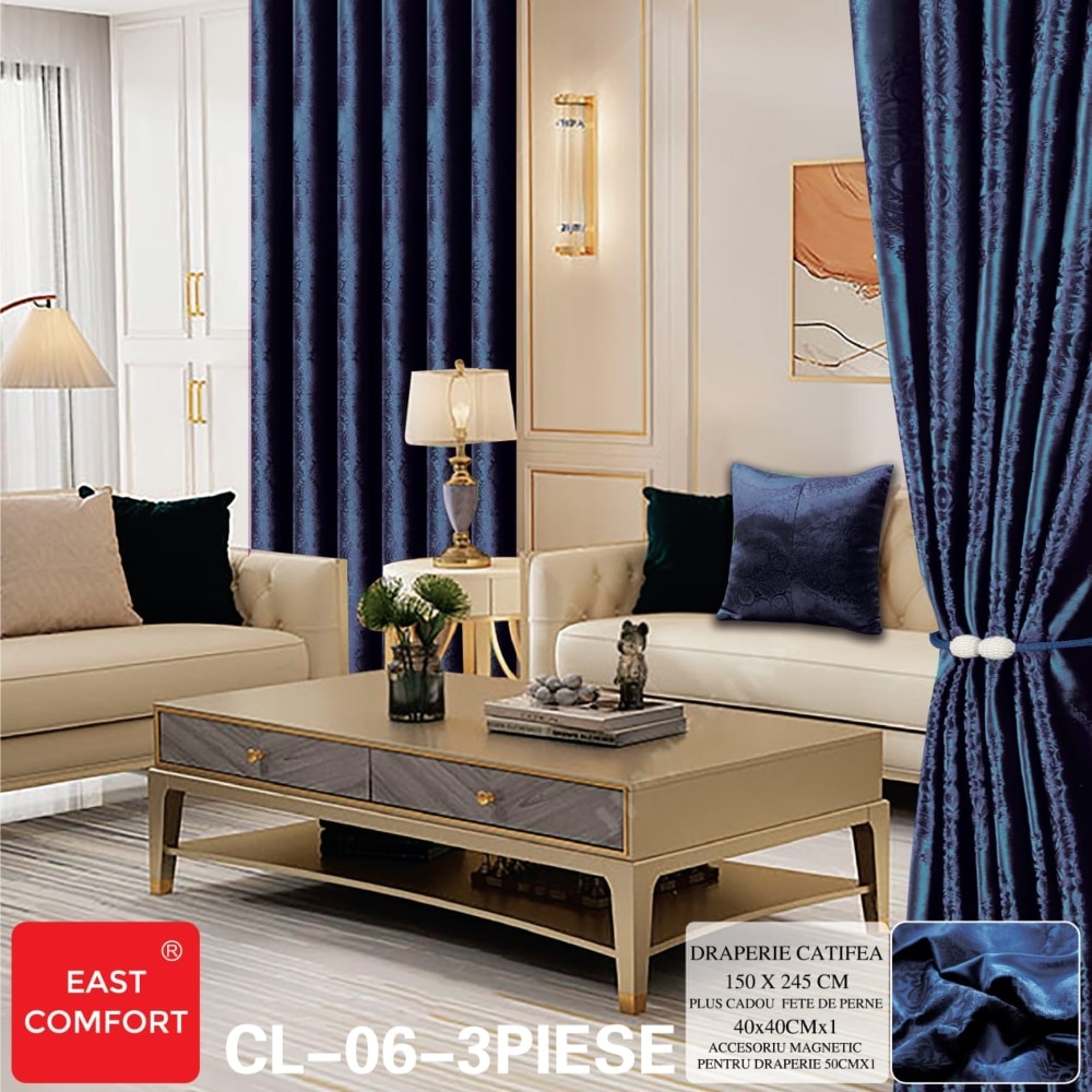 draperie catifea bleumarin draperie catifea bleumarin