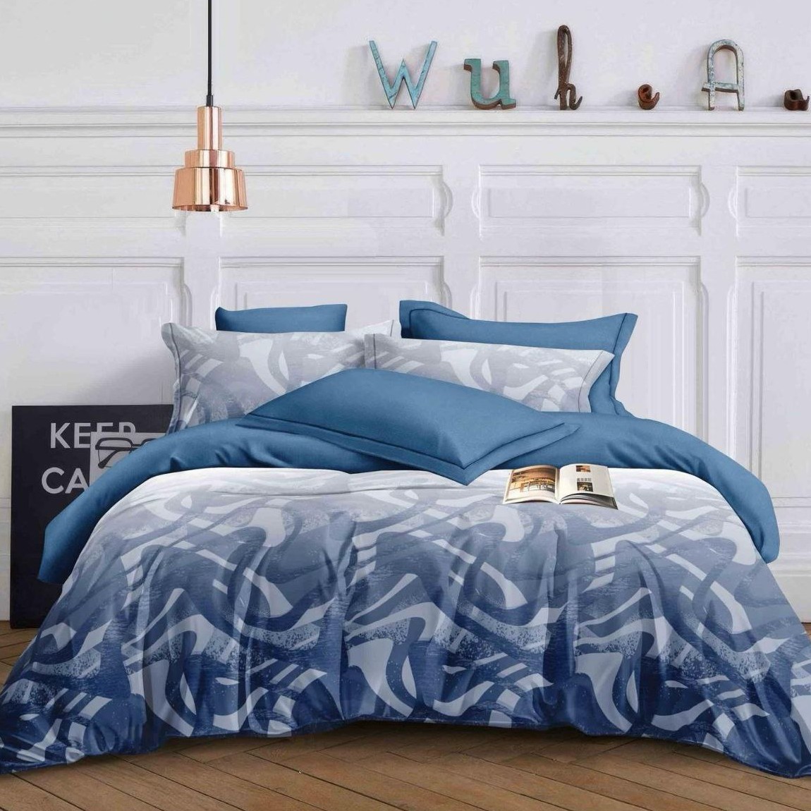 lenjerie albastra model abstract dungi lenjerie albastra model abstract dungi