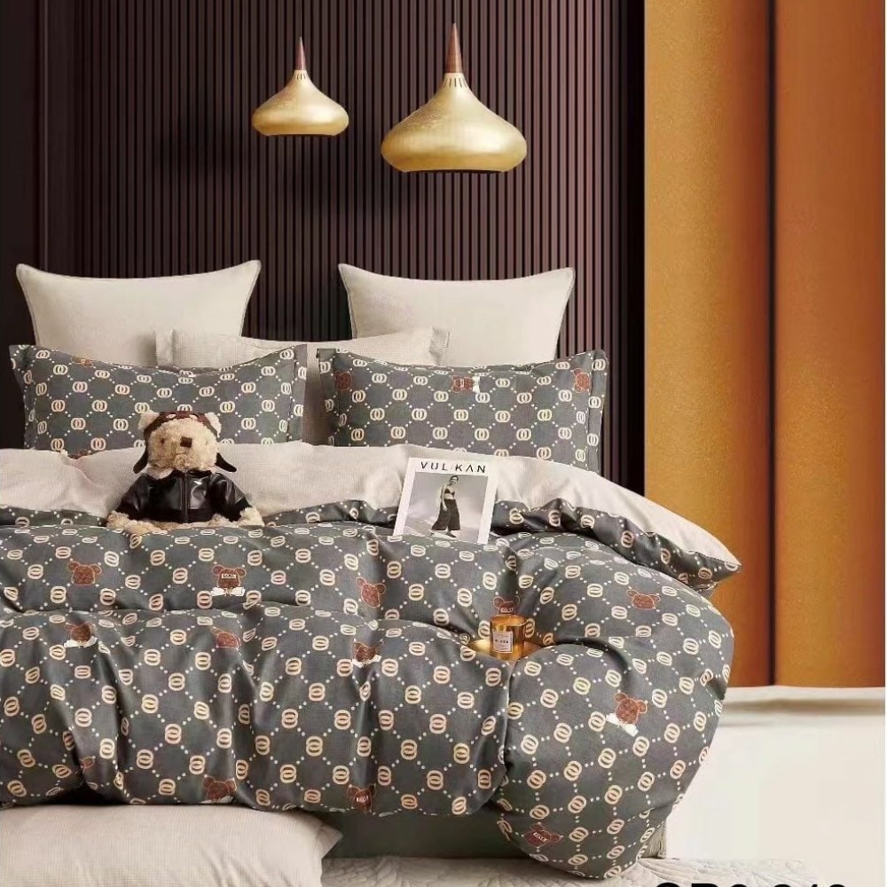 lenjerie de pat finet gri cuornamente lenjerie de pat finet gri cuornamente