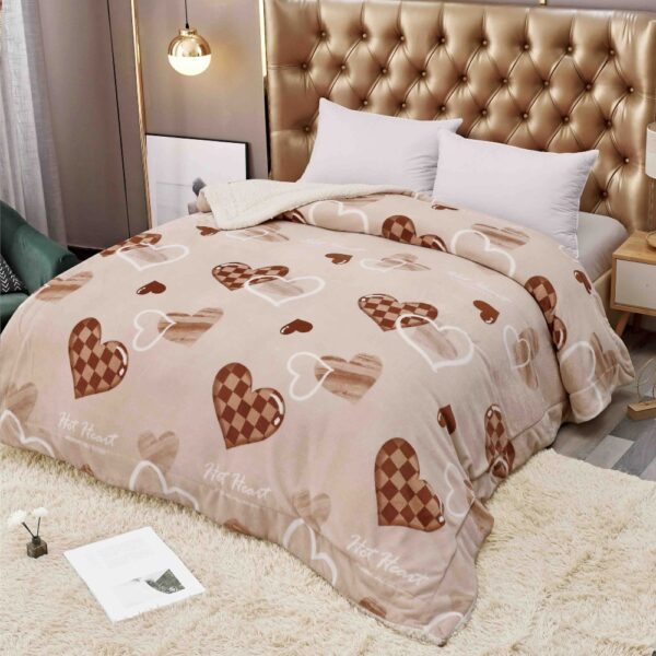 patura cu blanita chess hearts