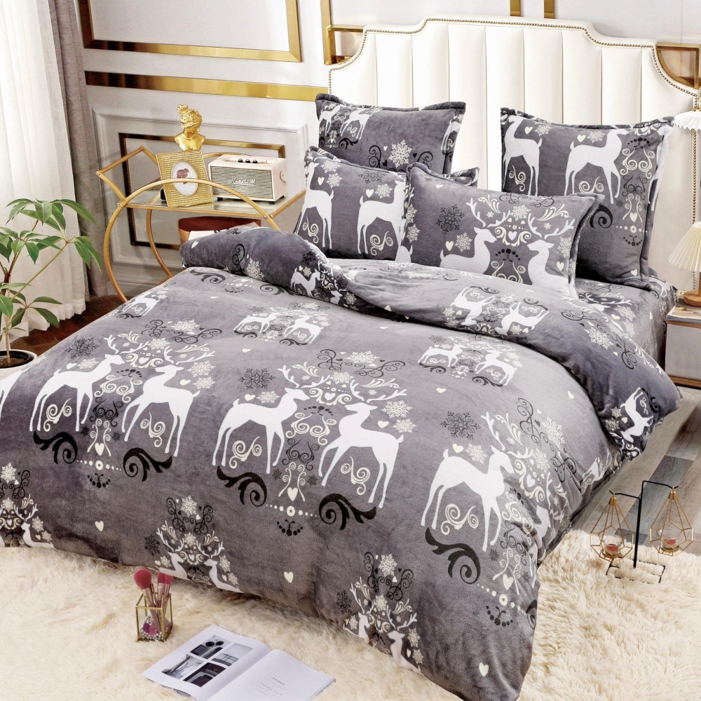 lenjerie cocolino craciun gri lenjerie cocolino craciun gri